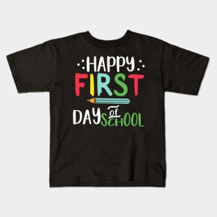 happy first of day school Kids T-Shirt